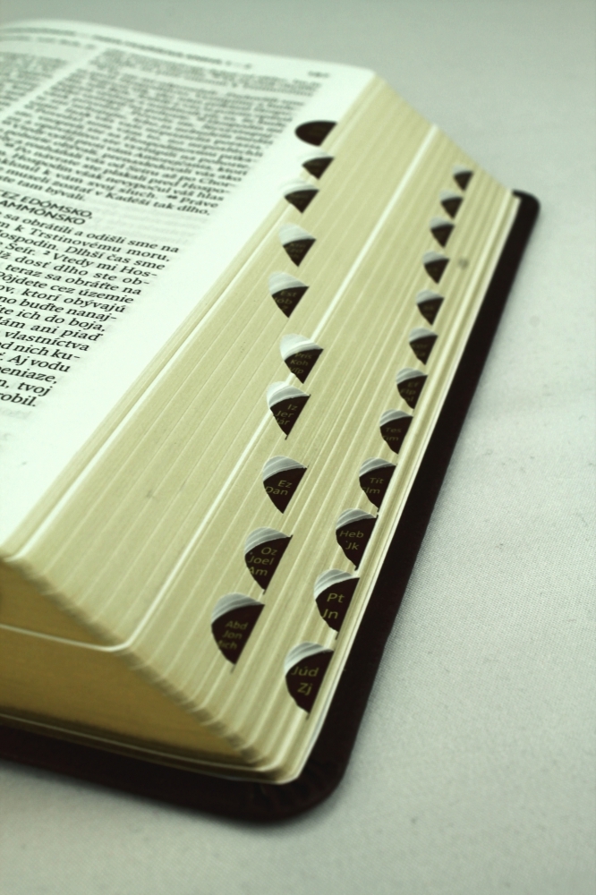Biblia, ekumenický preklad, edícia SLOVO, 2020, tmavohnedá, s indexmi