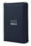 Biblia, Roháčkov preklad, 2020, tmavomodrá, so zipsom, s indexmi