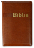 Biblia, Roháčkov preklad, 2020, hnedá, so zipsom, s indexmi